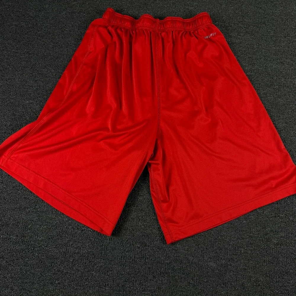 Nike Shorts Mens Large Dri-FIT Red Athletic EUC